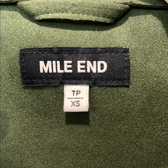 Green Women's Moto Jacket Zipper Pockets Size XS - Picture 2 of 8